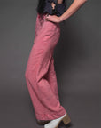 70s Gingham Palazzo Bell Pants