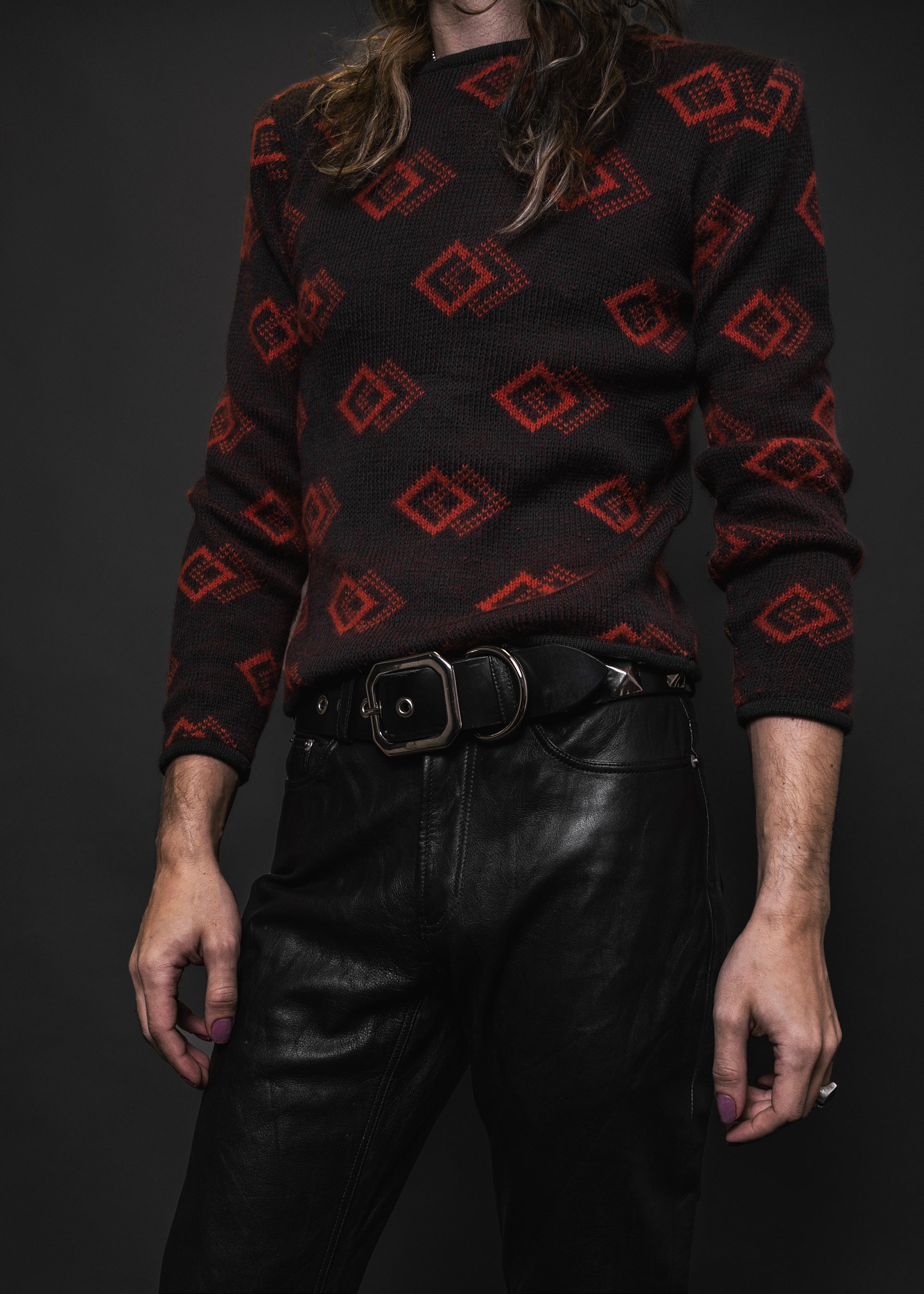 1980s Geometric Giorgio Armani Sweater – Gimme Danger Inc.