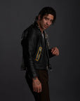 High voltage LEATHER JACKET