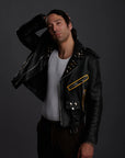 High voltage LEATHER JACKET