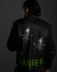 High voltage LEATHER JACKET