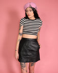 Forever My Queen Leather Skirt