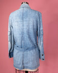Vtg Denim Pocket & Rings Jacket