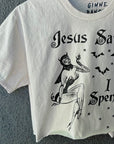 Jesus Saves I Spend Cropped Tee