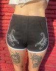 El Scorpion Embroidered Shorts