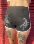 El Scorpion Embroidered Shorts