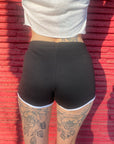 Birds of Prey Embroidered Shorts