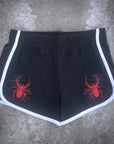 Spiderweb Embroidered Shorts