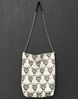 Cheetah Canvas Chain Bag