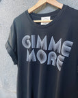 GD Gimme More Black Tee