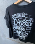 GD Gimme More Brick Wall Double Sided Cropped Tee