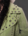 Green Studded Jacket