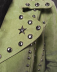 Green Studded Jacket