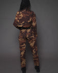 Vintage Renewed 2pc Cropped Camo set