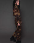 Vintage Renewed 2pc Cropped Camo set