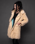 1960s Vintage Shearling Swing Coat