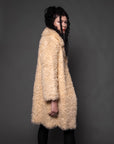 1960s Vintage Shearling Swing Coat