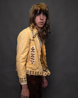 Yellow Studded Spider Jacket