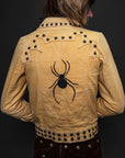 Yellow Studded Spider Jacket