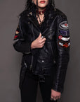 Harley Davidson Club Leather Patched Jacket