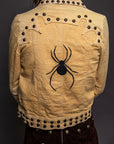 Yellow Studded Spider Jacket