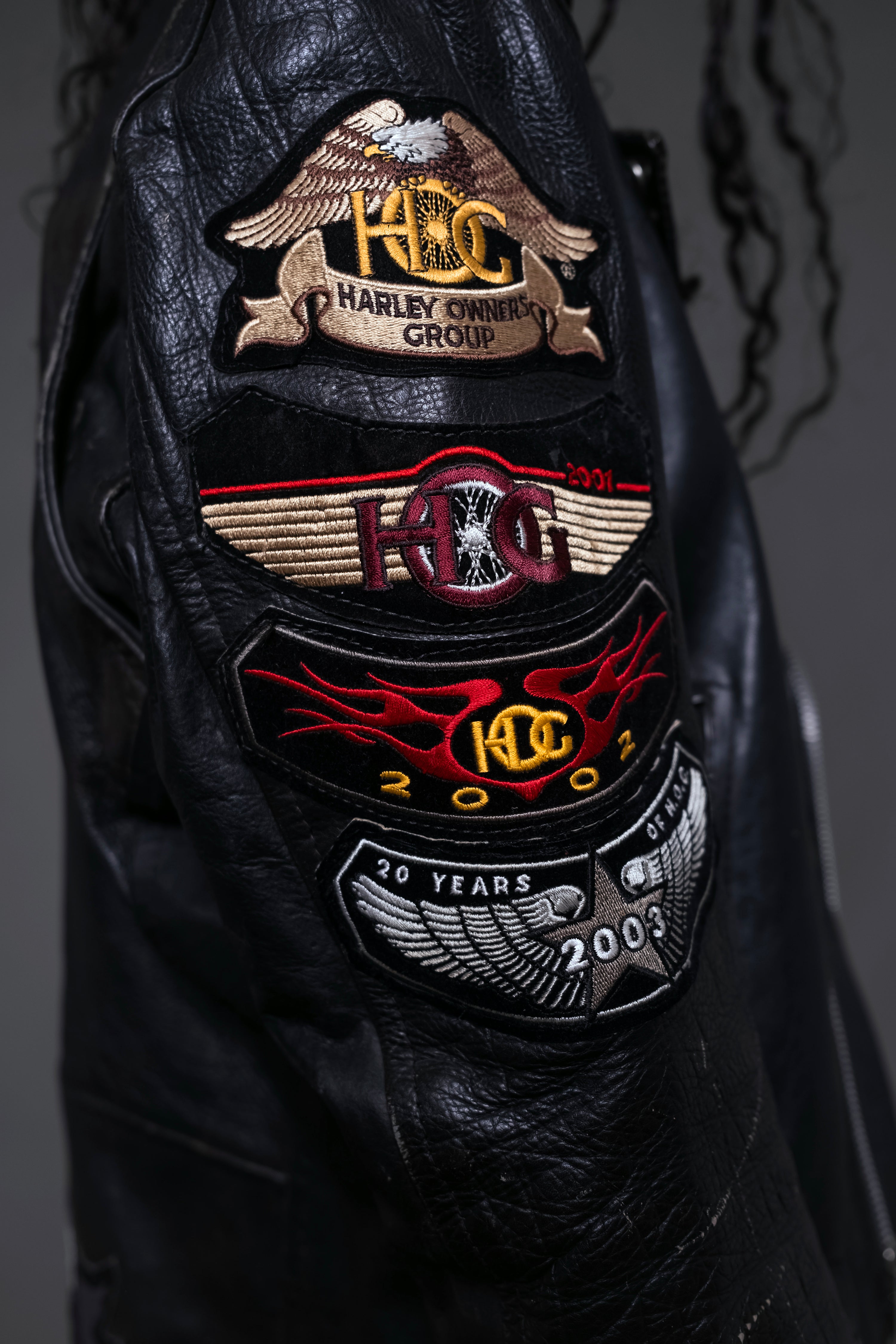 Harley Davidson Club Leather Patched Jacket – Gimme Danger Inc.