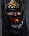 Harley Davidson Club Leather Patched Jacket