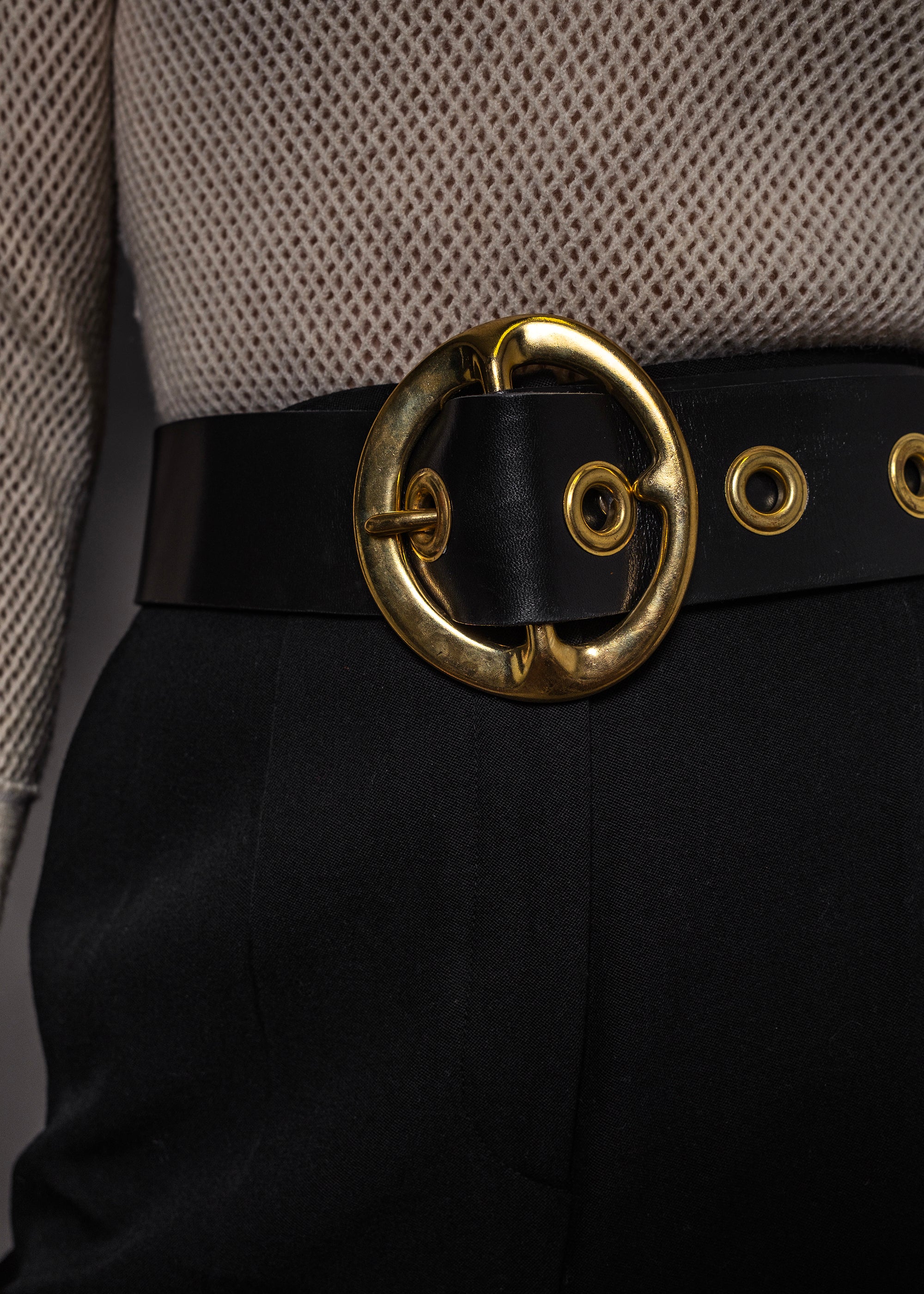 Opulent Gold Buckle Belt