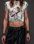 80s Thrashed Snoopy Crop