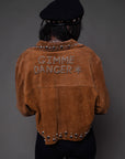 Gimme Danger Hand Studded Suede Jacket