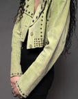 Green Studded Jacket