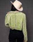 Green Studded Jacket