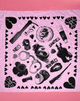 Love and Lust Pink Bandana