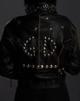 Livewire GD Hand Studded and Painted Moto JACKET