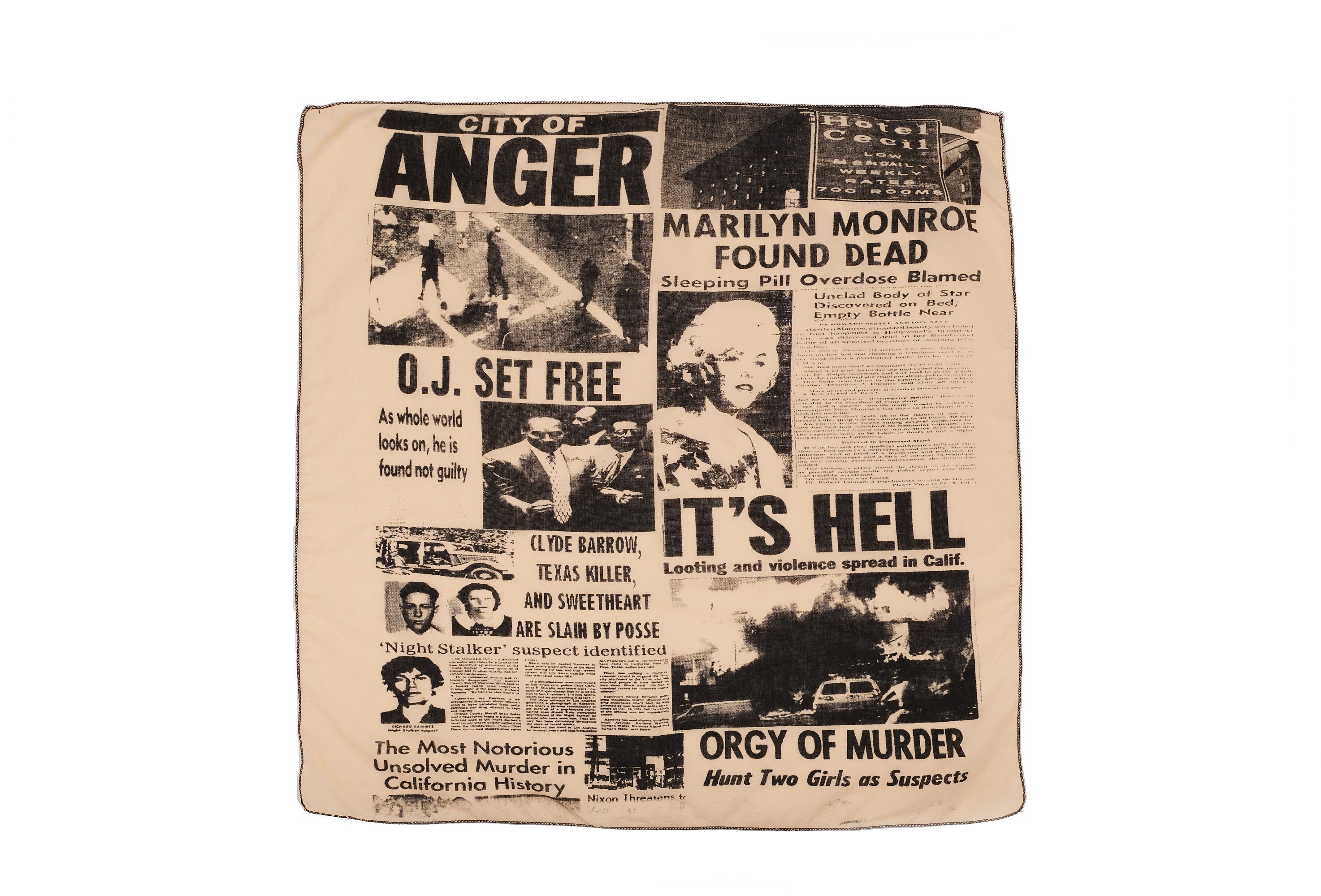 LA is Hell Newspaper Bandana