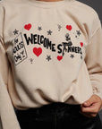 WELCOME SINNERS CREWNECK