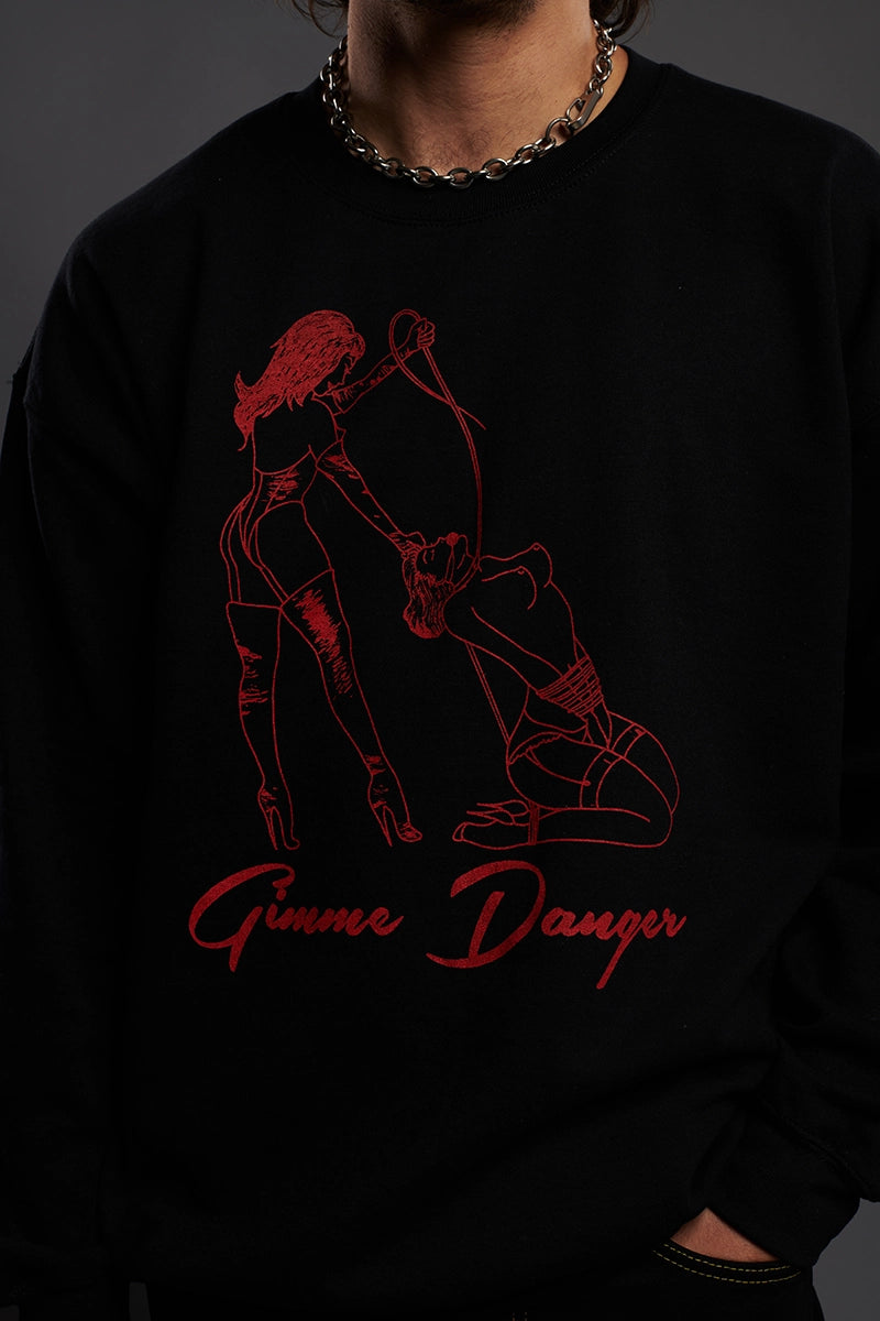 BDSM Black Crewneck