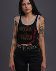 Satan is Waitin' Lace Tank