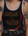 Satan is Waitin' Lace Tank