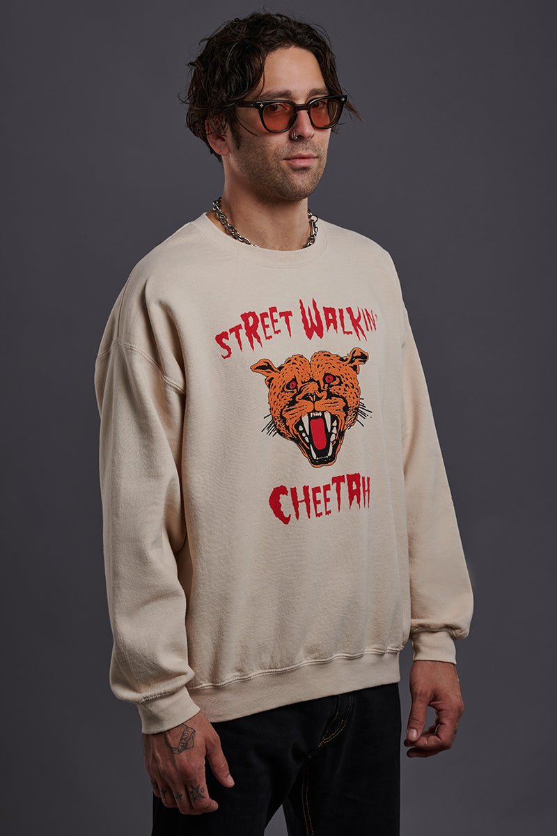 Street Walkin&#39; Cheetah Crewneck