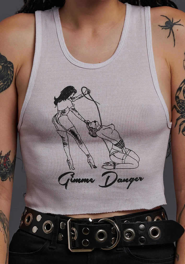 Gimme Danger BDSM Cropped Tank