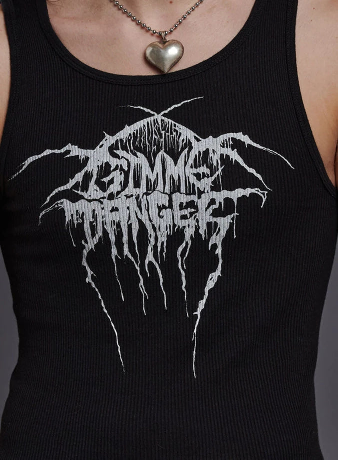 Gimme Danger Black Metal Tank