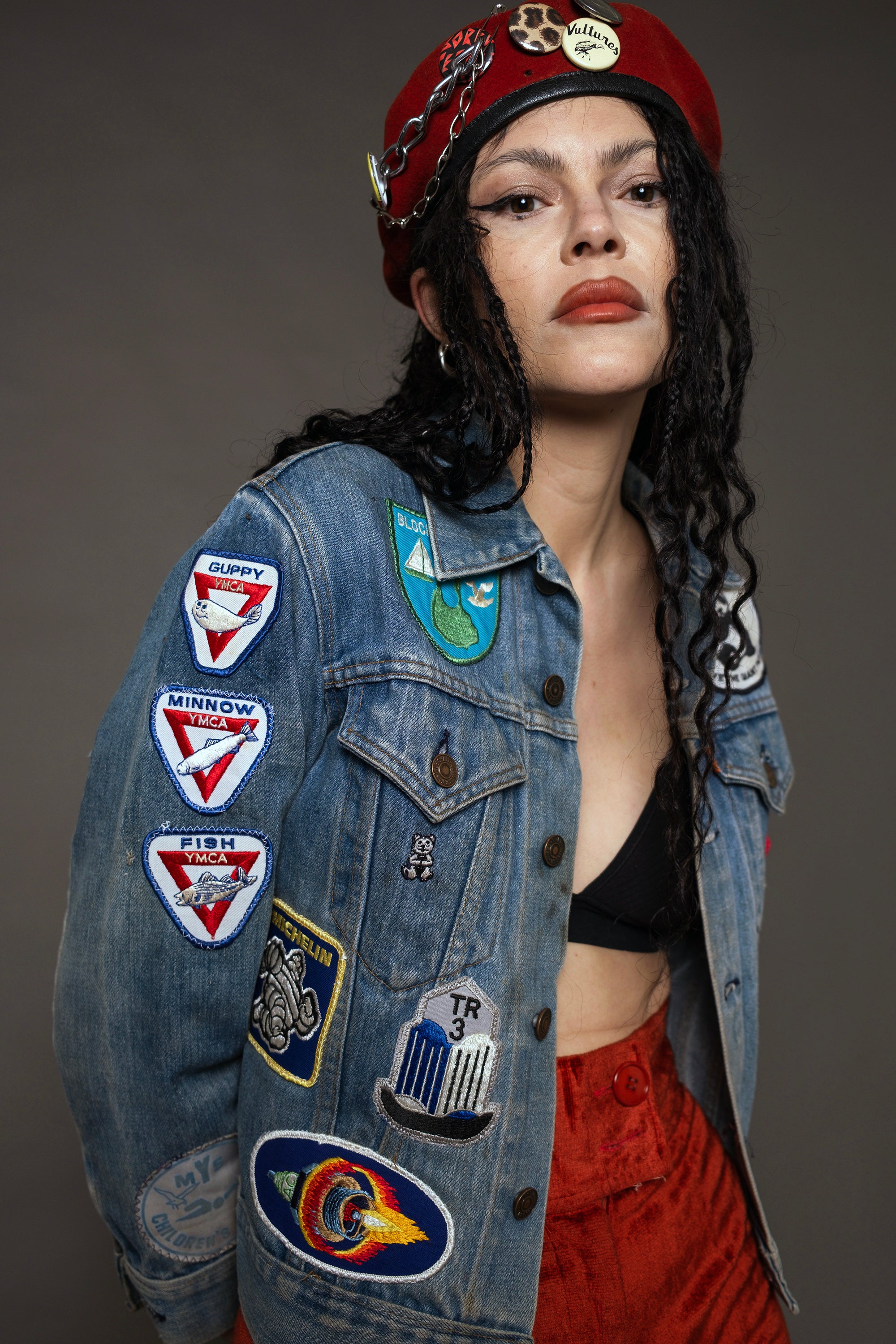 Insane patched 70s Levi's Orange Tab Denim Jacket – Gimme Danger Inc.