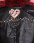 Heart of Broken Glass Leather Jacket