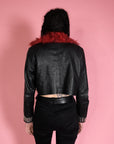 Street Walking Cheetah Custom Leather Jacket