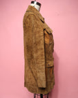 Vtg 60s/70s Reversible Leather Jacket Size M