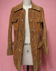 Vtg 60s/70s Reversible Leather Jacket Size M