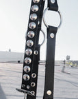 Come Undone Studded Leather Belt