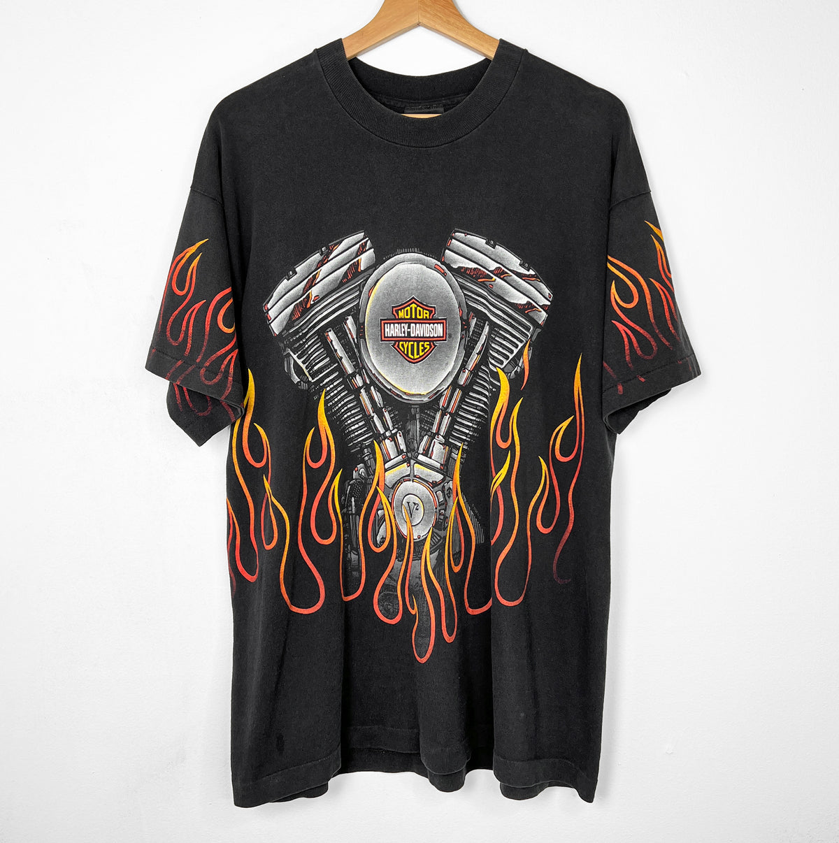 Vintage Harley Flames Tee Size XL – Gimme Danger Inc