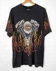 Vintage Harley Flames Tee Size XL